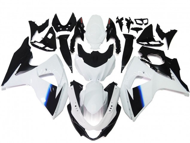 Suzuki GSXR 1000 Motorrad Verkleidung Kit 2009-2016 - Weiss Blau Schwarz