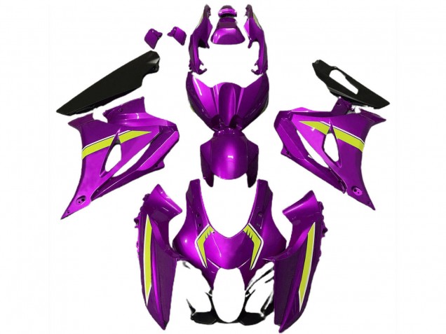 Suzuki GSXR 1000 Motorrad Verkleidung 2017-2024 - Rosa Gelb Stil