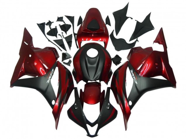 Honda CBR600RR Motorrad Verkleidung 2009-2012 - Rot Matt Schwarz