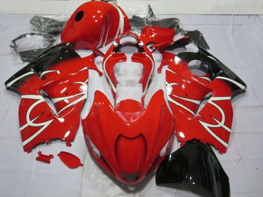 Suzuki GSXR 1300 Motorrad Verkleidung 1996-2007 - Rot Weiss Schwarz