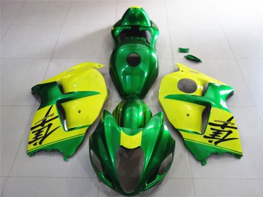 Suzuki GSXR 1300 Motorrad Verkleidung 1996-2007 - Grun und Gelb