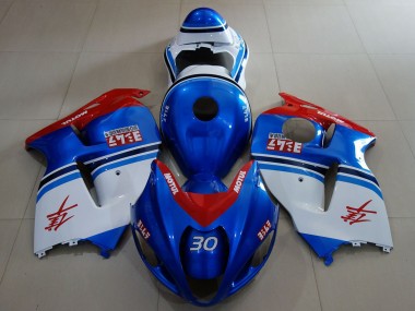 Suzuki GSXR 1300 Motorrad Verkleidung 1996-2007 - Blau Weiss Rot