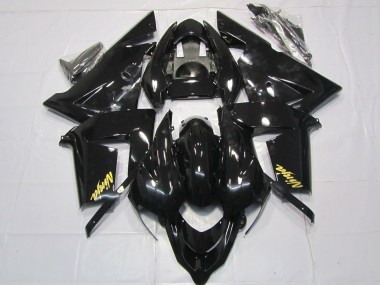 Kawasaki ZX10R Motorrad Verkleidung 2004-2005 - Glanzendes Schwarz Gold