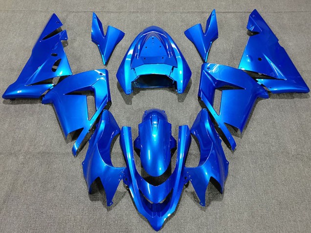 Kawasaki ZX10R Motorrad Verkleidung 2004-2005 - Bright Blau Perl