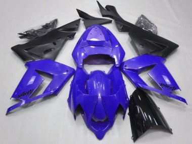 Kawasaki ZX10R Motorrad Verkleidung 2004-2005 - Perl Blau Schwarz