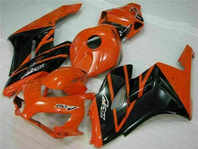 Honda CBR1000RR Motorrad Verkleidung 2004-2005 - Orange Glanzendes Schwarz