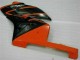 Honda CBR1000RR Motorrad Verkleidung 2004-2005 - Orange Glanzendes Schwarz