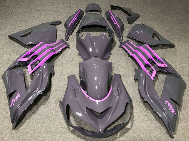 Kawasaki ZX14R ZZR1400 Motorrad Verkleidung 2012-2024 - Nardo Grau Rosa