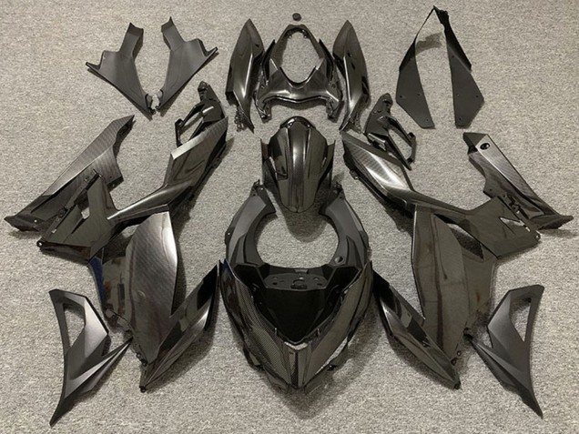 Kawasaki Ninja 400 Motorrad Verkleidung 2018-2024 - Carbonfaser Stil