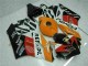 Honda CBR1000RR Motorrad Verkleidung 2004-2005 - Orange Weiss Rot Schwarz Repsol