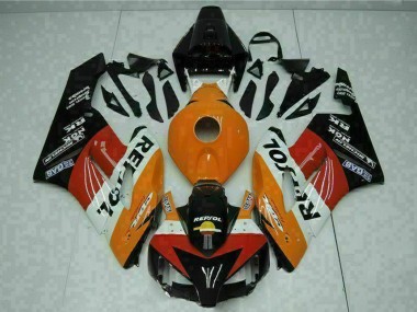 Honda CBR1000RR Motorrad Verkleidung 2004-2005 - Orange Weiss Rot Schwarz Repsol