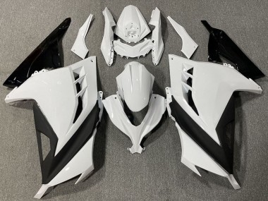 Kawasaki Ninja 300 Motorrad Verkleidung 2013-2024 - Weiss Schwarz