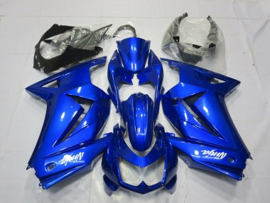 Kawasaki Ninja 250 Motorrad Verkleidung 2008-2012 - Blau Weiss Ninja