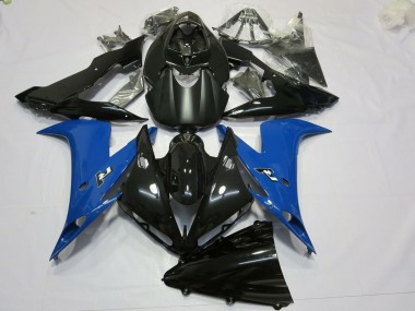 Yamaha R1 Motorrad Verkleidung 2004-2006 - Glanzendes Schwarz Matt Schwarz Blau