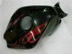 Honda CBR1000RR Motorrad Verkleidung Kit 2008-2011 - Glanzendes Schwarz Rot Flamme