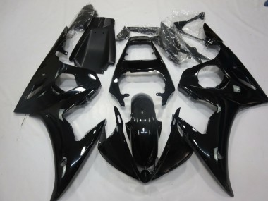 Yamaha R6 Motorrad Verkleidung 2005 - Glanzendes Schwarz