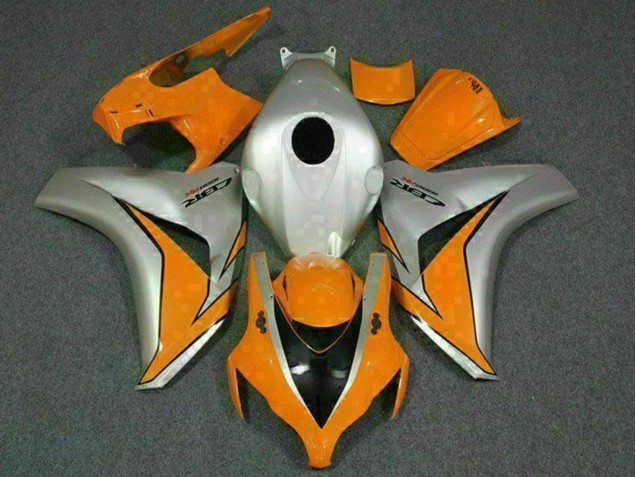 Honda CBR1000RR Motorrad Verkleidung 2008-2011 - Silber Orange