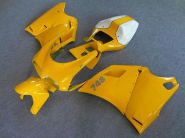 Ducati 748 Motorrad Verkleidung 1993-2005 - Weiss Gelb