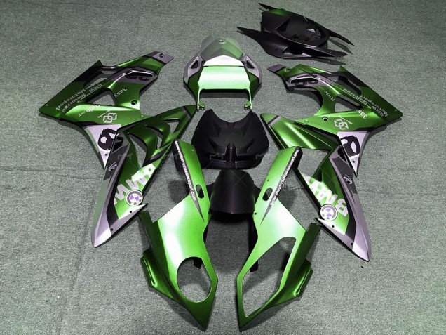 BMW S1000RR Motorrad Verkleidung 2017-2018 - Grun Schwarz Hellviolett