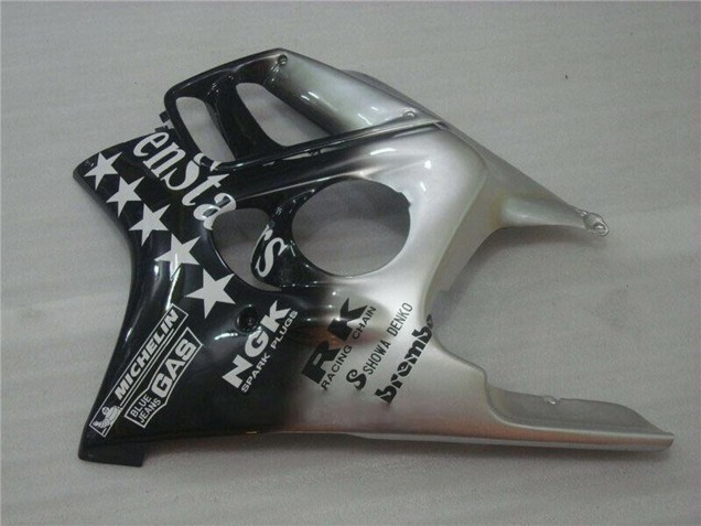 Honda CBR600 F3 Motorrad Verkleidung 1995-1996 - Silber Glanzendes Schwarz SevenStars