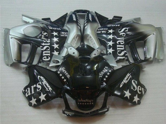 Honda CBR600 F3 Motorrad Verkleidung 1995-1996 - Silber Glanzendes Schwarz SevenStars