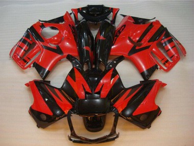 Honda CBR600 F3 Motorrad Verkleidung 1995-1996 - Rot Glanzendes Schwarz