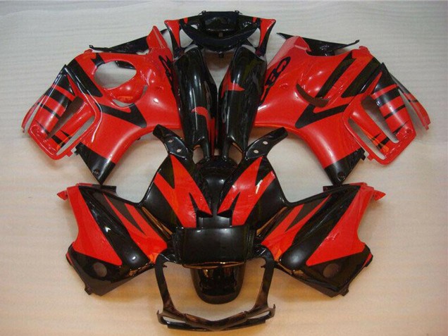 Honda CBR600 F3 Motorrad Verkleidung 1995-1996 - Rot Glanzendes Schwarz