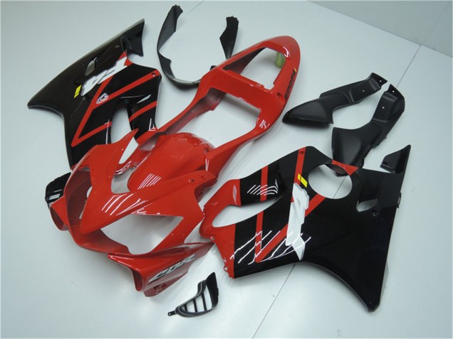 Honda CBR600 F4i Motorrad Verkleidung 2001-2003 - Rot Glanzendes Schwarz