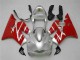 Honda CBR600 F4i Motorrad Verkleidungen Kit 2001-2003 - Silber Rot