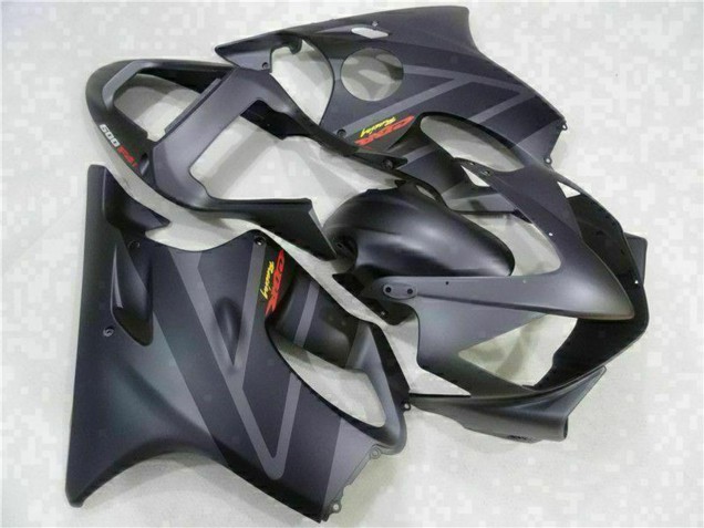 Honda CBR600 F4i Motorrad Verkleidung 2001-2003 - Matt Schwarz Grau