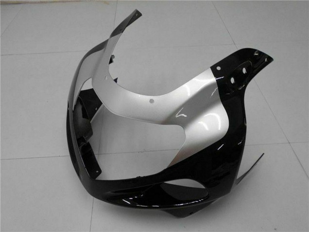 Suzuki GSXR 600/750 Motorrad Verkleidung 2001-2003 - Silber Glanzendes Schwarz Rot