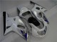 Suzuki GSXR 600/750 Motorrad Verkleidung 2001-2003 - Weiss Silber Blau Schwarz