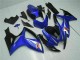 Suzuki GSXR 600/750 Motorrad Verkleidung 2006-2007 - Blau Weiss Glanzendes Schwarz Rot