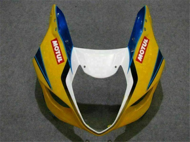 Suzuki GSXR 1000 Motorrad Verkleidung 2003-2004 - Gelb Blau Weiss Rot Corona Motul