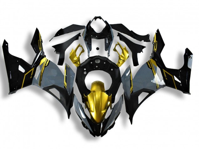 Kawasaki Ninja 400 Motorrad Verkleidung 2018-2024 - Nardo Grau Gold Schwarz