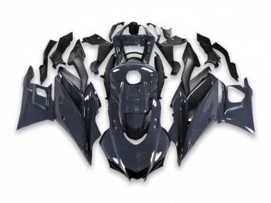 Yamaha YZF R3/R25 Motorrad Verkleidung 2019-2021 - Dunkel Grau Schwarz