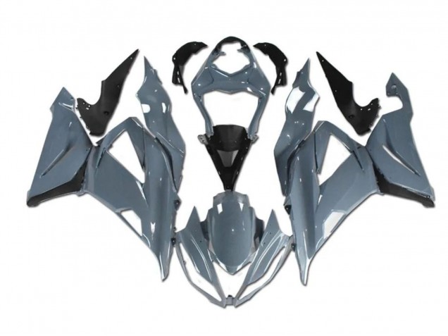 Kawasaki ZX6R Motorrad Verkleidung 2013-2018 - Nardo Grau