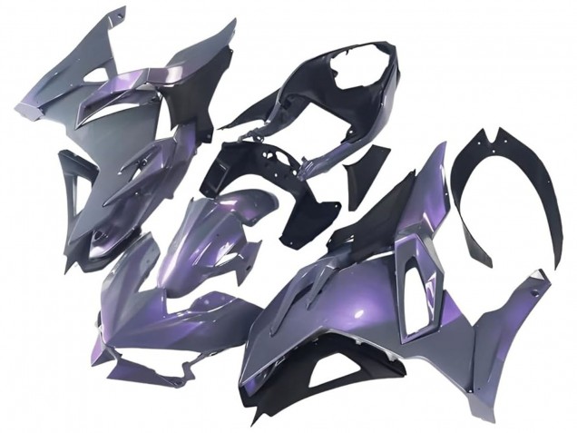Kawasaki Ninja 500 EX500R Motorrad Verkleidung 2024-2025 - Chameleon Grau Dazz Perl Lila