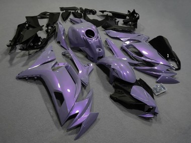 Kawasaki Ninja 650 EX650 Motorrad Verkleidung 2020-2025 - Chameleon Grau Dazz Perl Lila