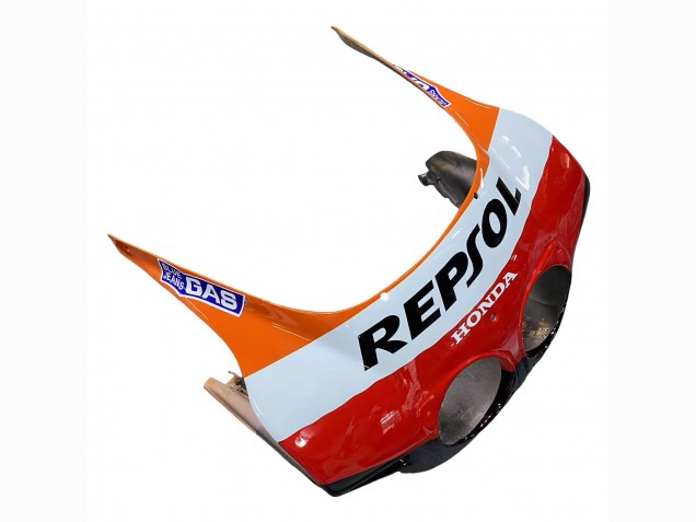Honda CBR400RR NC23 Motorrad Verkleidung 1987-1989 - Orange Weiss Rot Glanzendes Schwarz Repsol HRC