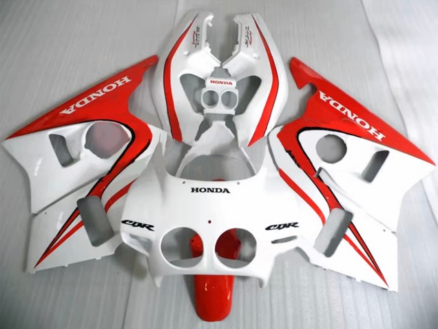Honda CBR400RR NC23 Motorrad Verkleidung 1987-1989 - Weiss Rot
