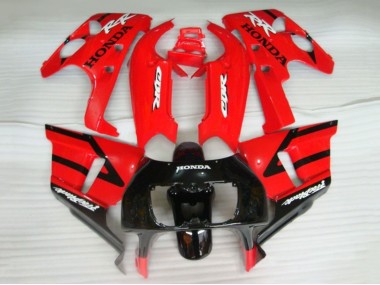 Honda CBR400RR NC29 Motorrad Verkleidung 1990-1999 - Rot Glanzendes Schwarz Fireblade