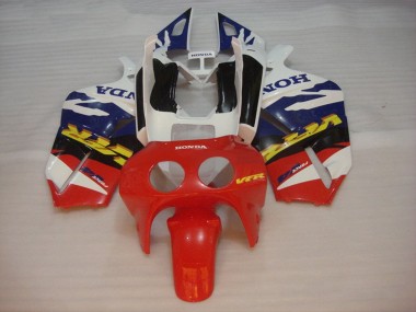Honda VFR400R NC30 Motorrad Verkleidung 1988-1992 - Weiss Blau Rot