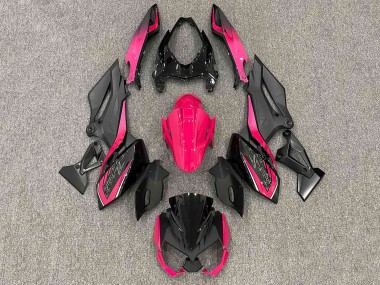 Kawasaki Z400 Motorrad Verkleidung 2018-2024 - Matt Schwarz Bright Rosa