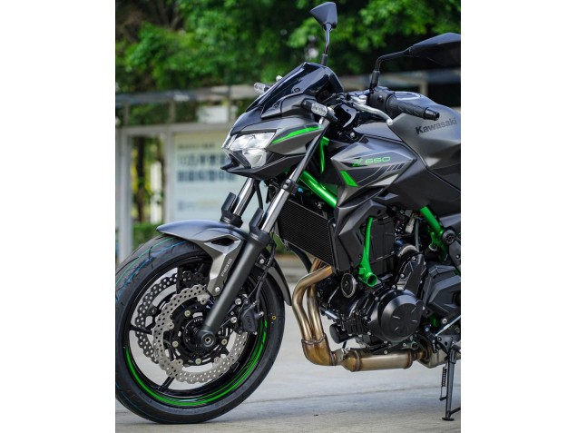 Kawasaki Ninja Z650 Motorrad Verkleidung 2020-2025 - Schwarz Grun