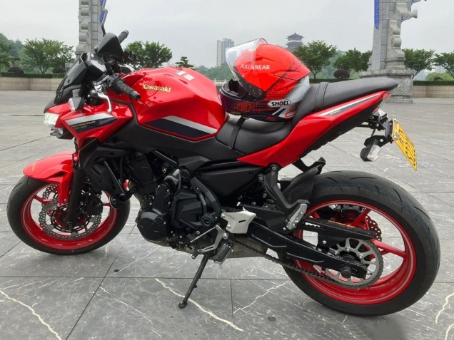 Kawasaki Ninja Z650 Motorrad Verkleidung 2020-2025 - Rot Schwarz