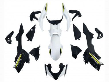 Kawasaki Ninja Z650 Motorrad Verkleidung 2020-2023 - Weiss Schwarz Grun