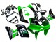 Kawasaki ZZR400 Motorrad Verkleidung 1993-2007 - Grun Glanzendes Schwarz Grun Monster Elf Touch4 Bridgestone