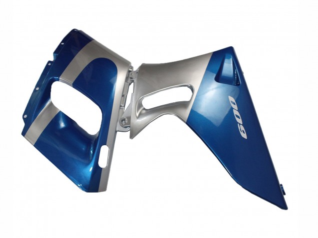 Kawasaki ZZR400 Motorrad Verkleidung 1993-2007 - Blau Silber Schwarz