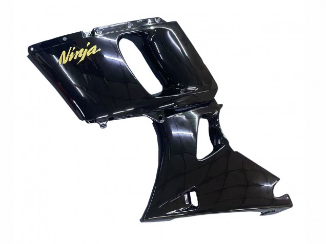 Kawasaki ZZR400 Motorrad Verkleidung 1993-2007 - Glanzendes Schwarz Gold Ninja
